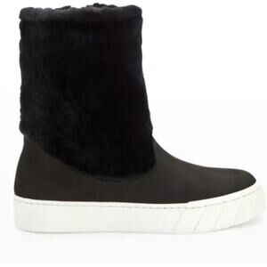 NWOB Brand New Aquatalia Nelle Suede Shearling Boots Size 7.5